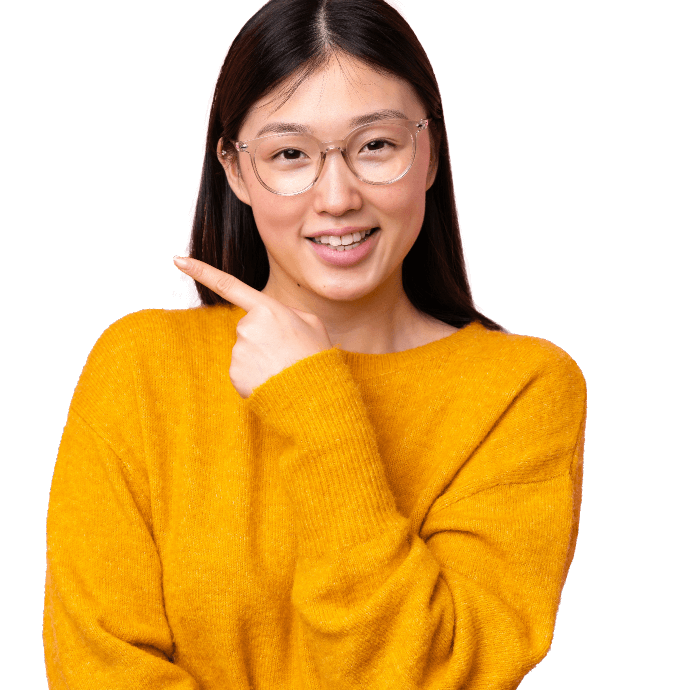 Girl with glasses