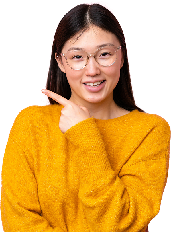 Girl with glasses